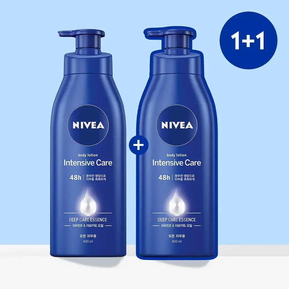 [1+1] 니베아 인텐시브 바디로션 더블 기획 (400ml+400ml)